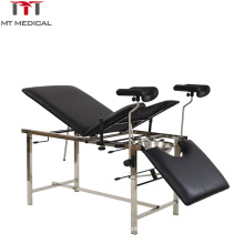 Hot Sale Black Easy Clean Stainless Steel Obstetric Bed